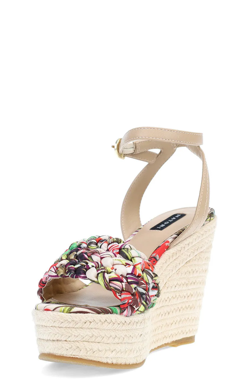 Rae Tropical Braided Wedge Sandals sold by Natori product image thumbnail 3
