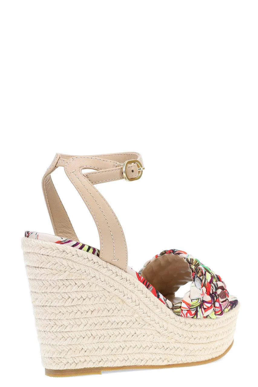 Rae Tropical Braided Wedge Sandals sold by Natori product image thumbnail 4