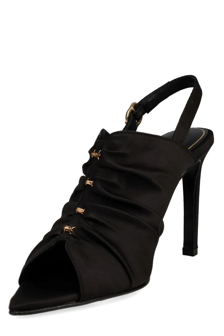Reen Satin Open Toe Sling sold by Natori