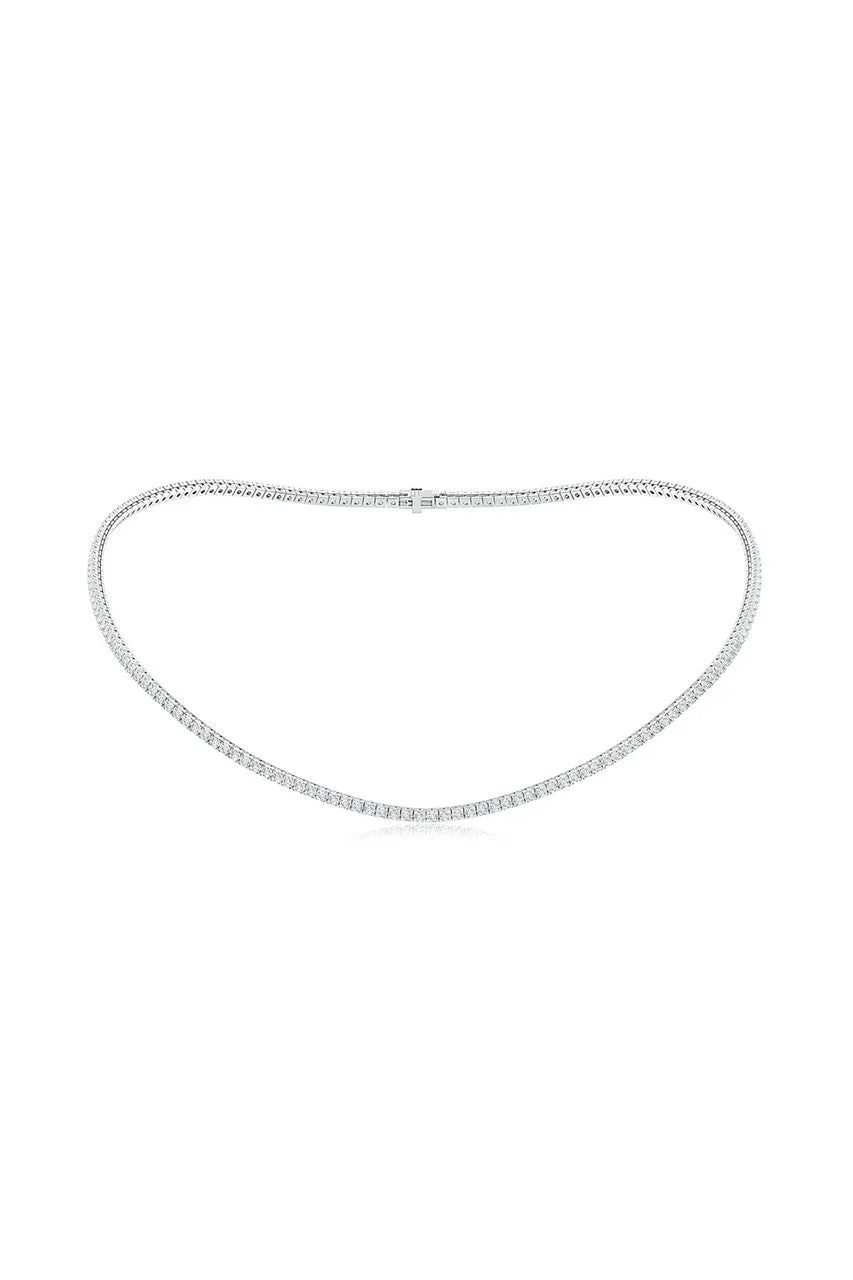 Shangri-La 14K Gold and Diamond Prong Set Tennis Necklace sold by Natori product image thumbnail 2