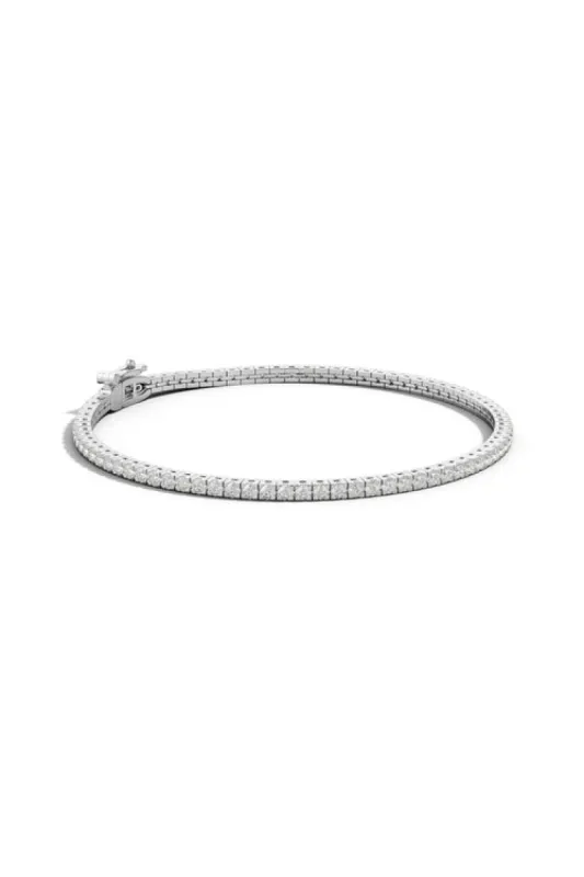 Shangri-La 14K Gold and Diamond Tennis Bracelet sold by Natori