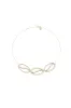 Shangri-La Elliptical Yin-Yang 14K Gold and Diamond Trio Necklace sold by Natori