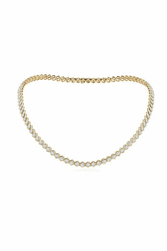 Indochine Diamond Tennis Necklace sold by Natori