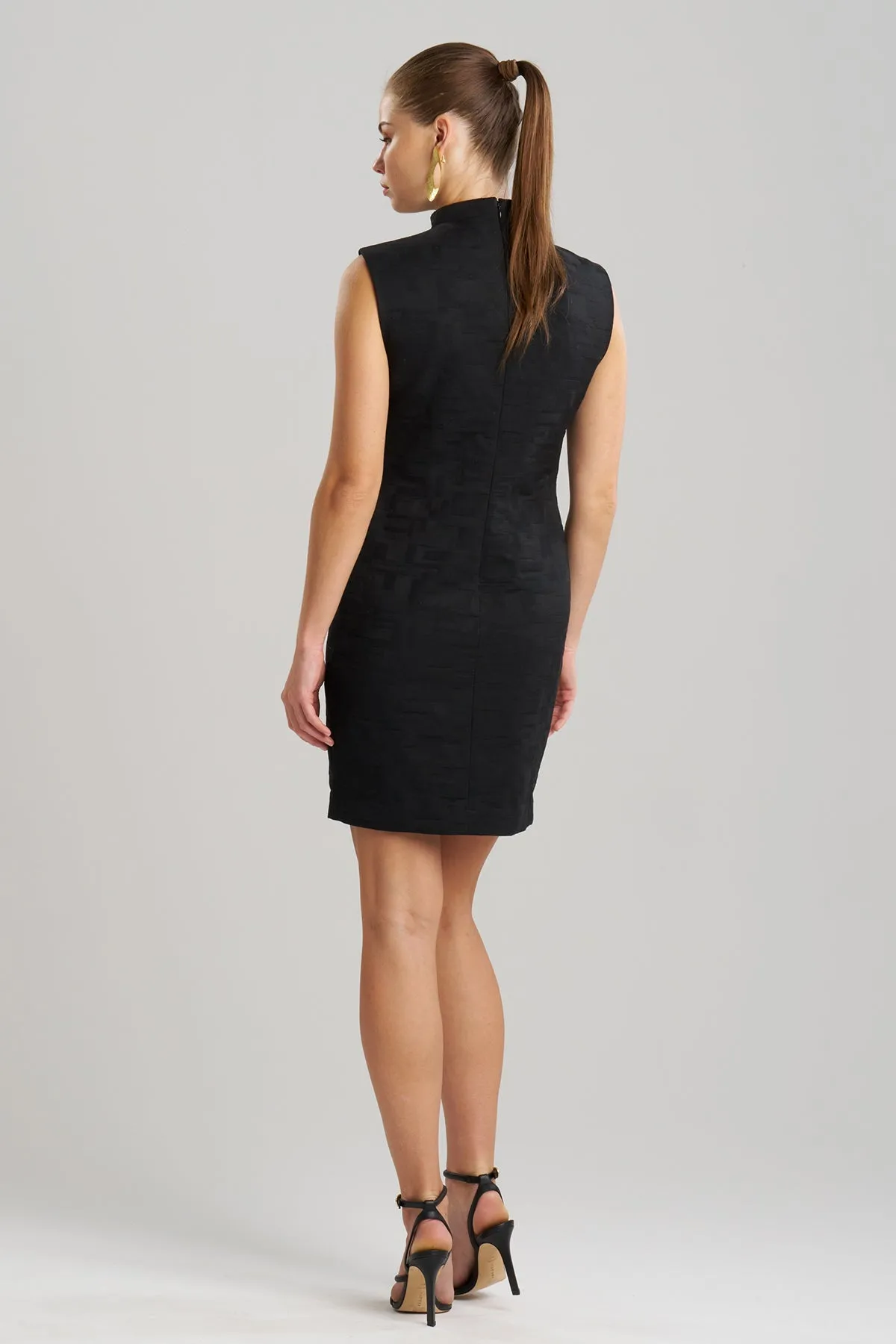 Geo Texture Jacquard Sheath Dress sold by Natori product image thumbnail 2