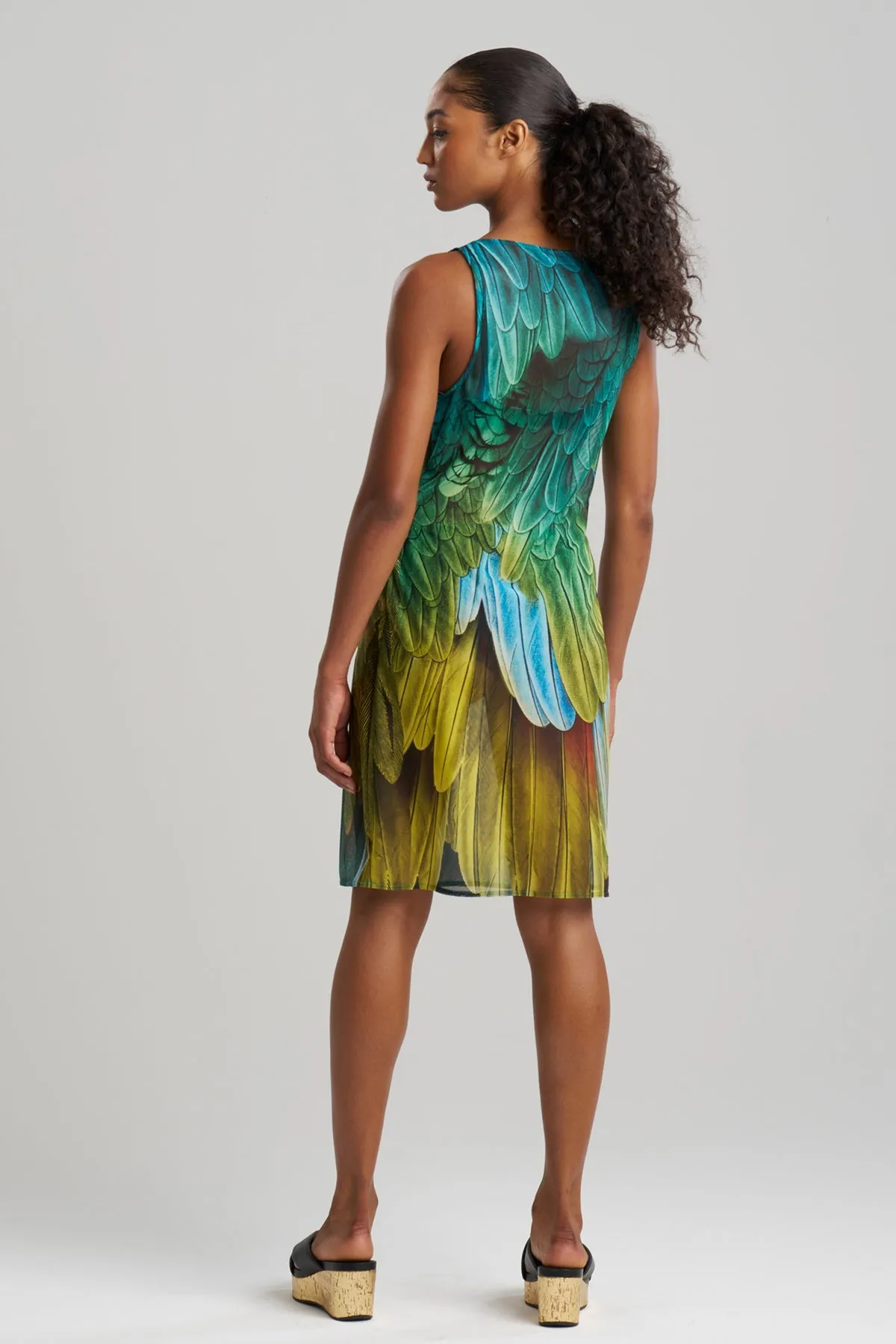 Paradise Printed Mesh Mini Dress sold by Natori product image thumbnail 2