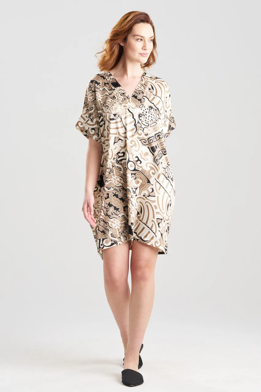 Kaleidoscope Satin Sleepshirt sold by Natori
