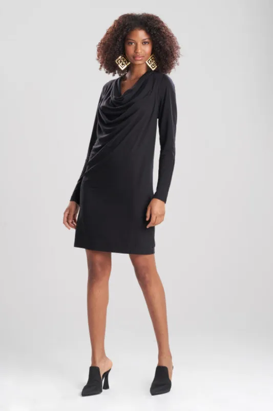 TENCEL™ Jersey Drape Dolman Sleeve Dress sold by Natori