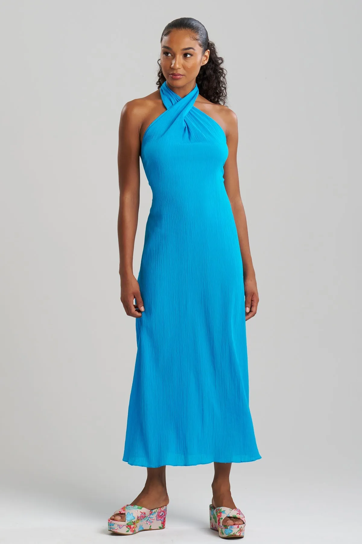 Cotton Gauze Maxi Halter Dress sold by Natori product image thumbnail 2