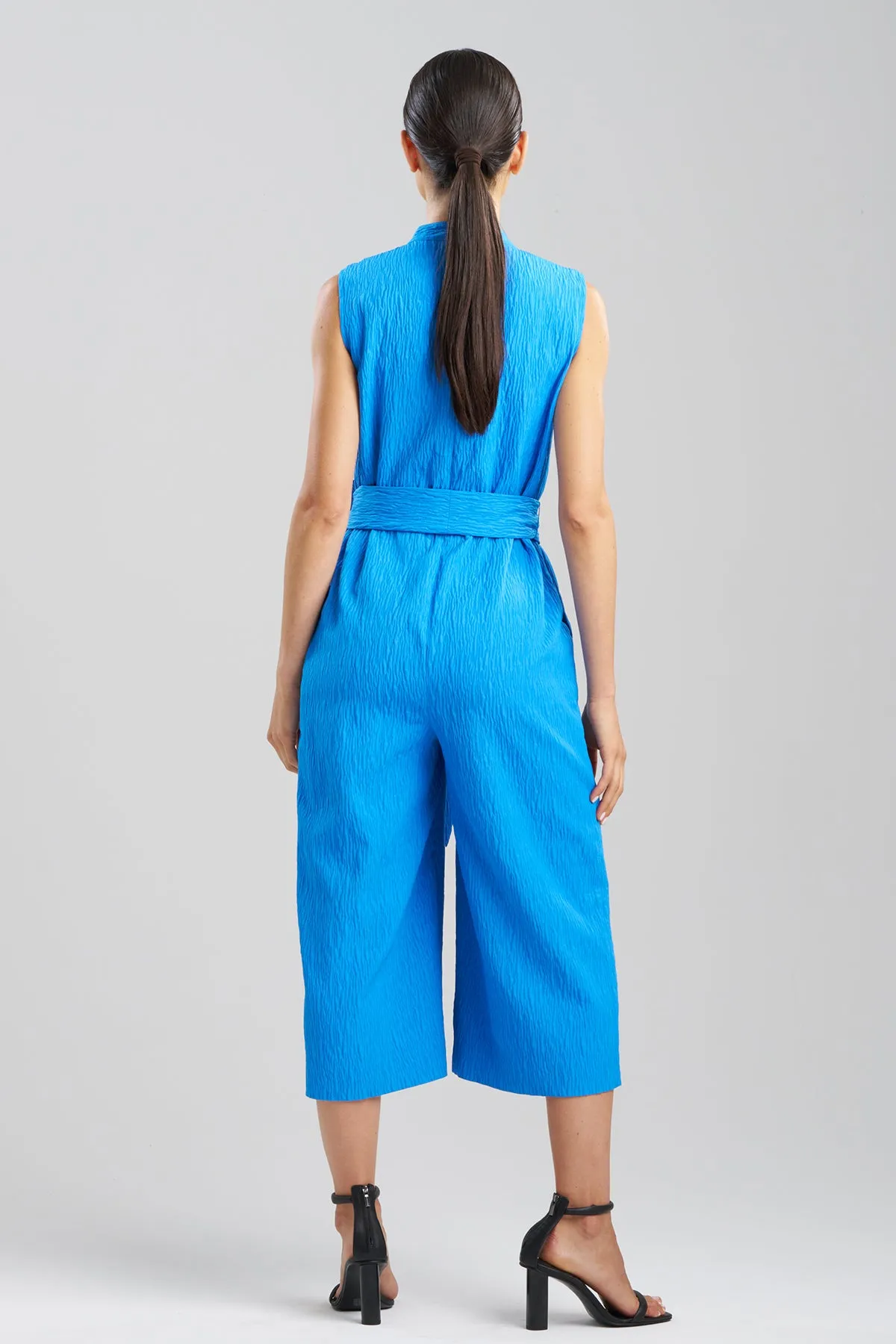 Textured Jacquard Mandarin Jumpsuit sold by Natori product image thumbnail 2