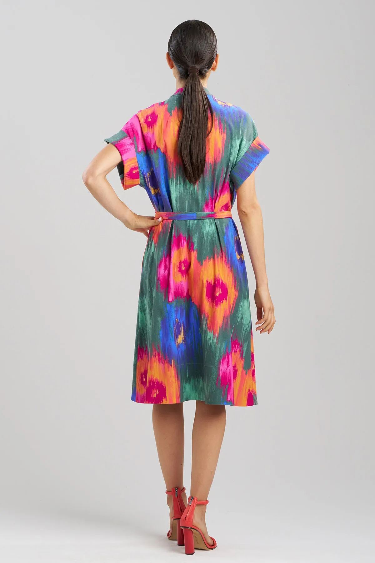 Multi Floral Mandarin Shirtdress sold by Natori product image thumbnail 2