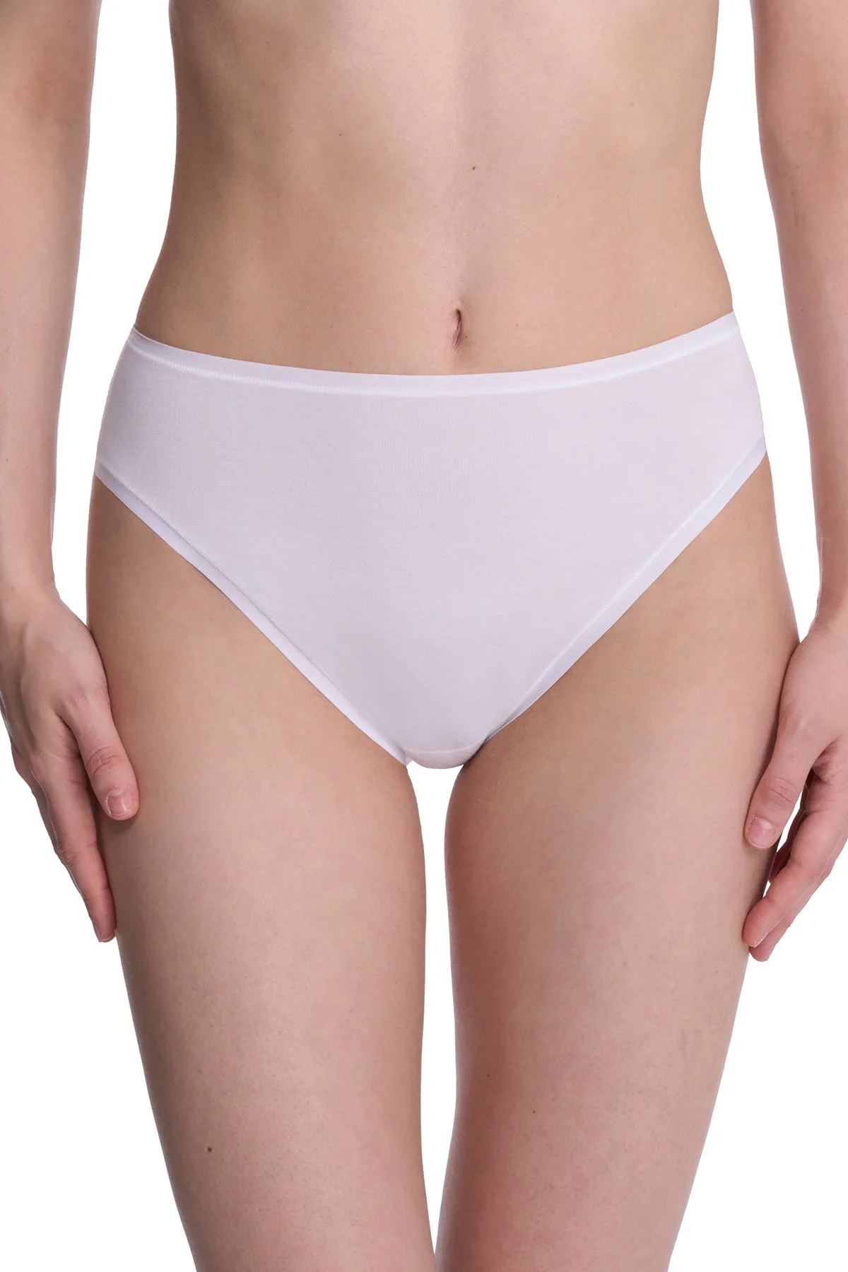 Bliss Bare Cotton High Cut Brief sold by Natori