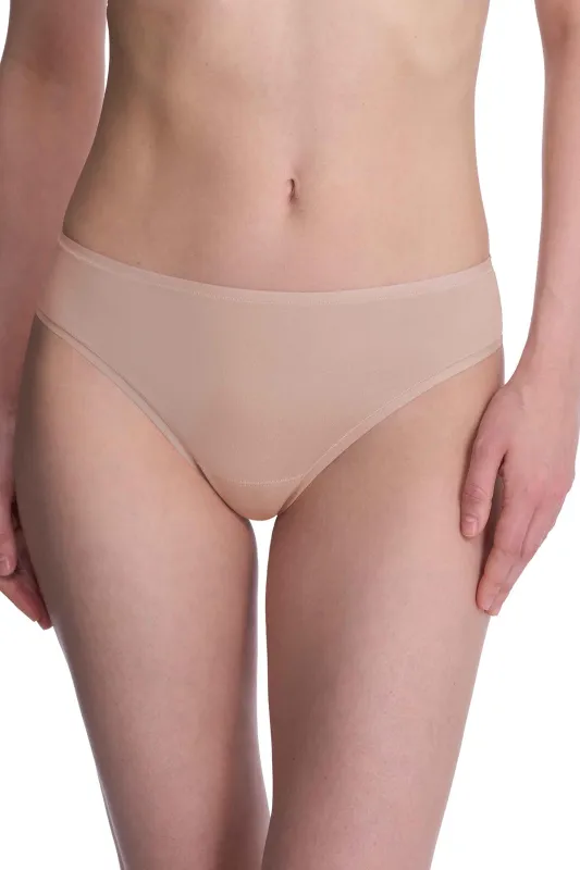 Bliss Bare Cotton Thong sold by Natori