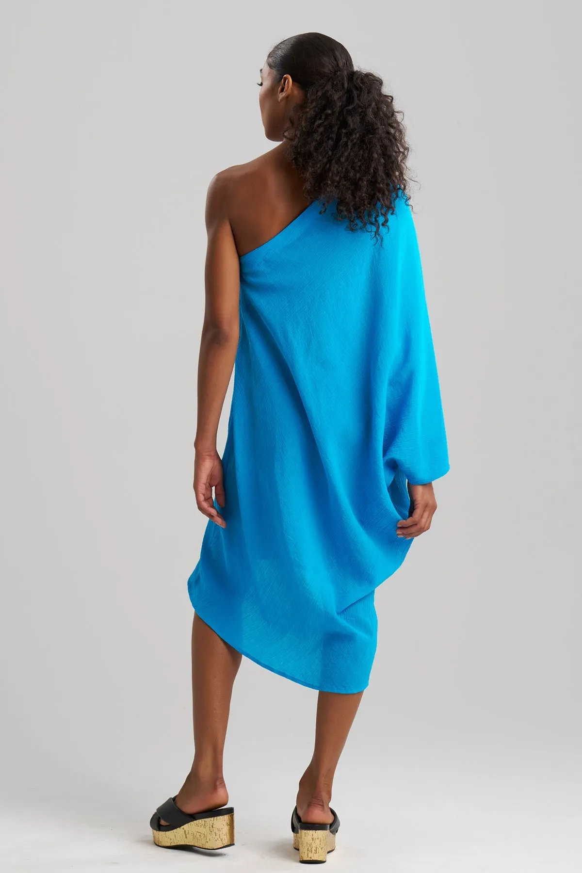 Cotton Gauze Applique One Shoulder Dress sold by Natori product image thumbnail 3