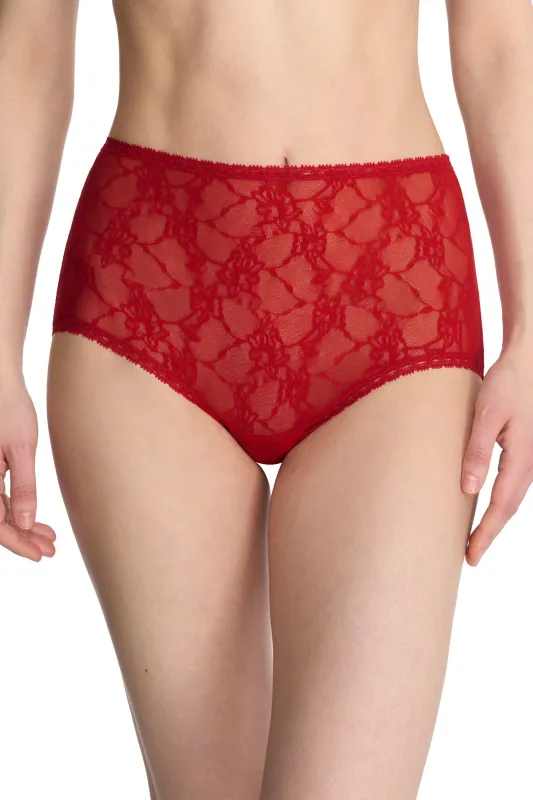 Bliss Allure One-Size Lace Full Brief sold by Natori