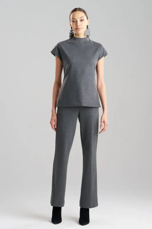 Double Jersey Funnel Neck Top sold by Natori
