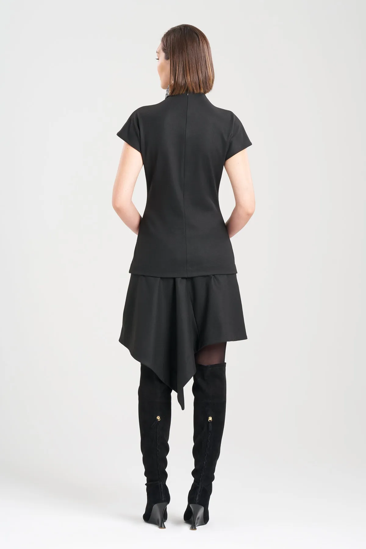 Double Jersey Funnel Neck Top sold by Natori product image thumbnail 2