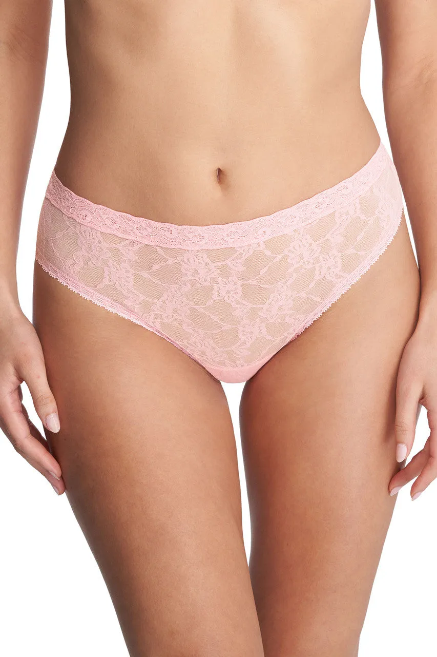 Bliss Allure One-Size Lace Thong sold by Natori