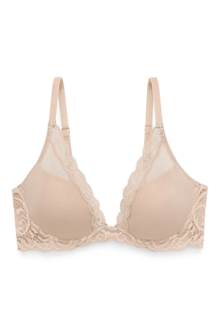Feathers Plunge T-Shirt Bra sold by Natori