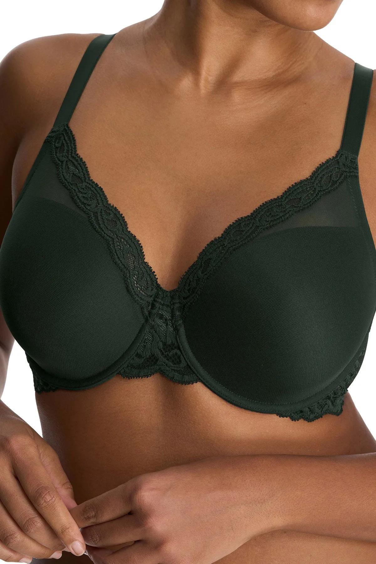 Feathers Full Figure Contour Underwire Bra sold by Natori product image thumbnail 3