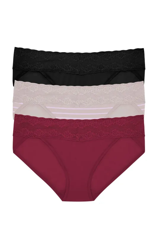 Bliss Perfection One-Size V-Kini-3-Pack sold by Natori