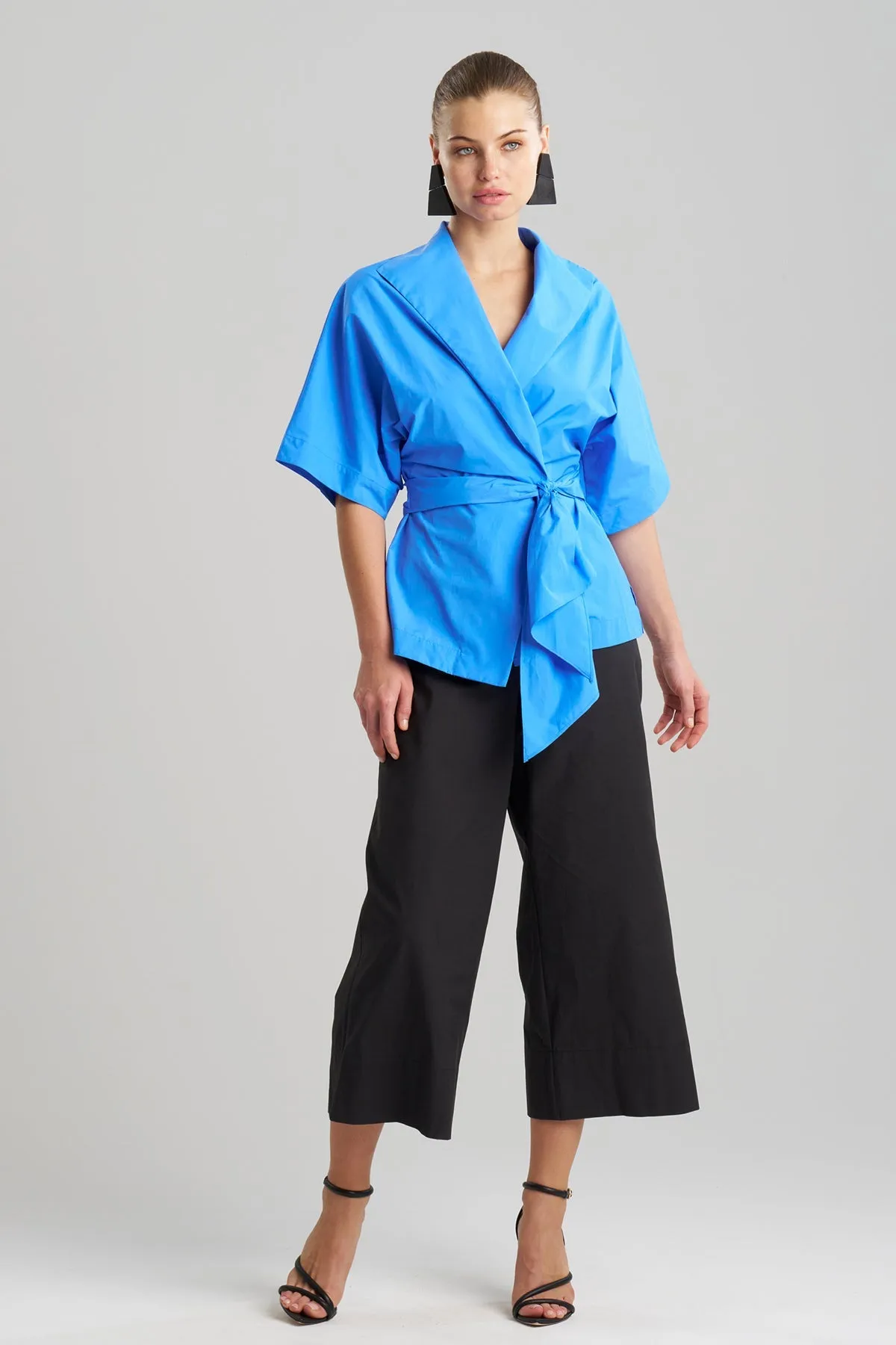 Techno Poplin Wrap Top sold by Natori product image thumbnail 2