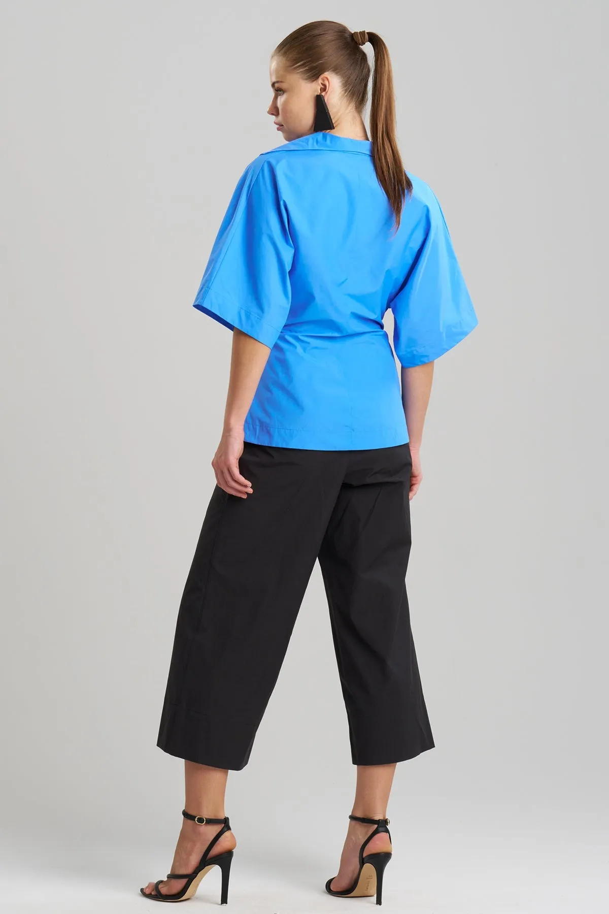 Techno Poplin Wrap Top sold by Natori product image thumbnail 3