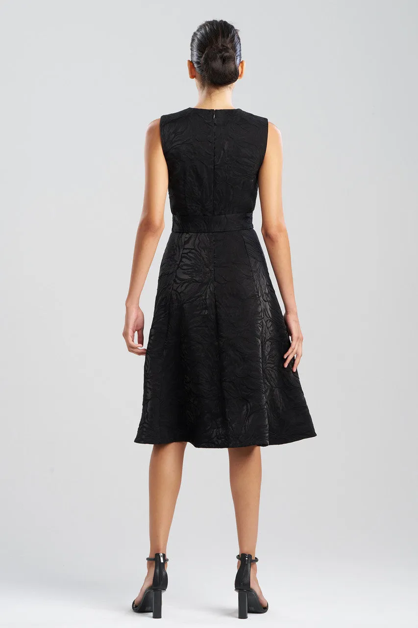 Fluid Floral Jacquard Fit & Flare Dress sold by Natori product image thumbnail 2