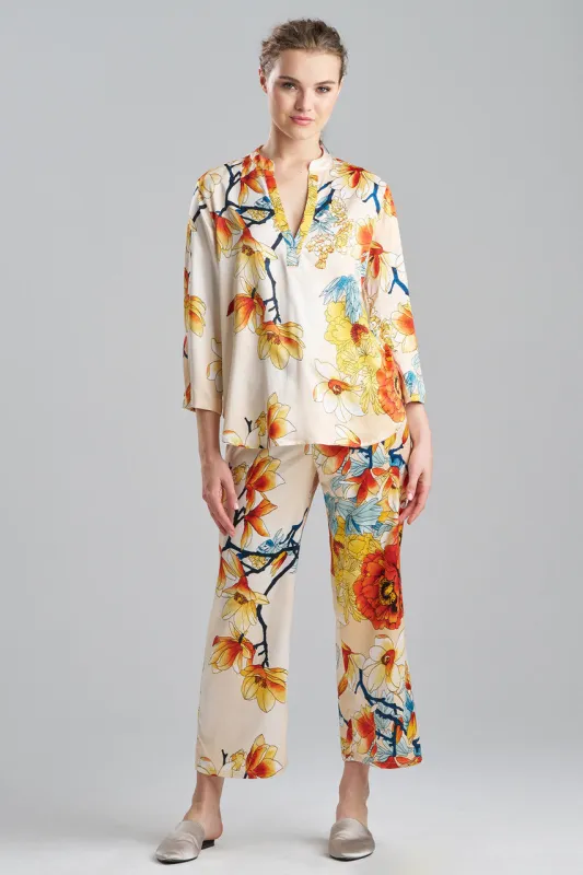 Winter Peony Satin PJ sold by Natori