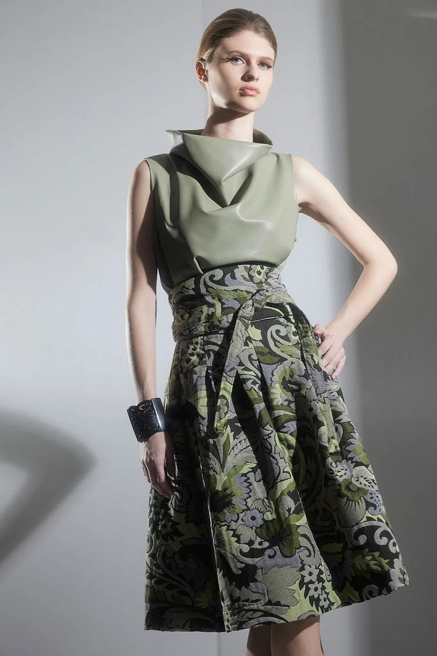 Vegan Luxe Lambskin Funnel Top sold by Natori