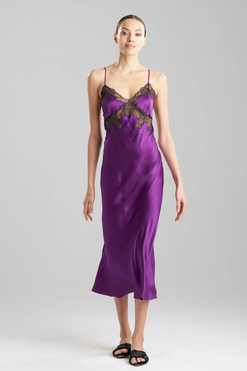 Lolita Lace Low Back Silk Gown sold by Natori product image thumbnail 4