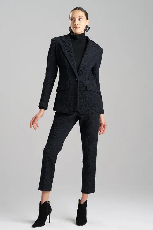 Textured Cotton Jacquard Jacket sold by Natori