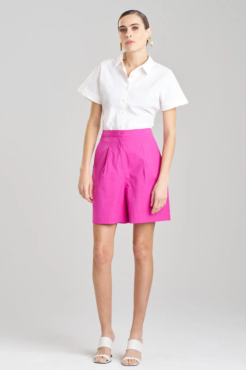 Tech Cotton Taffeta Shorts sold by Natori