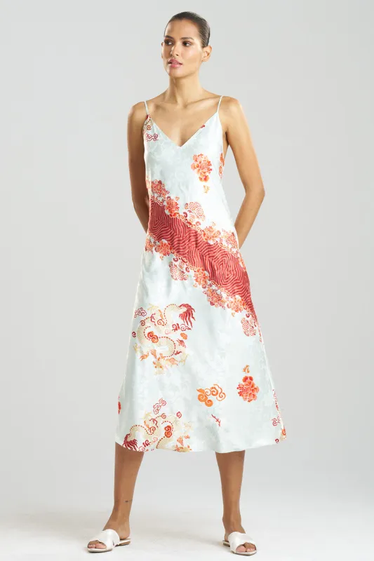 Imperial Dragon Jacquard Gown sold by Natori