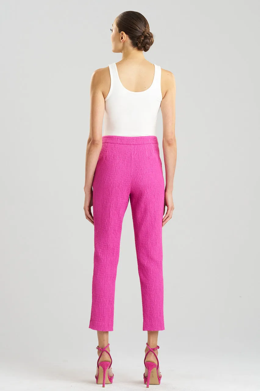 Textured Cotton Jacquard Ankle Pants sold by Natori product image thumbnail 2