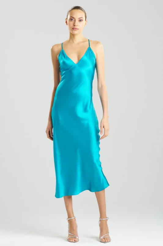 Key Essentials V-neck Silk Gown sold by Natori