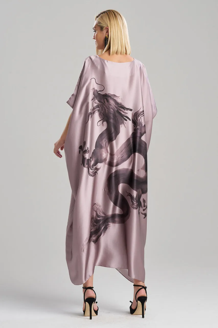 Ink Dragon Silk Caftan sold by Natori product image thumbnail 2