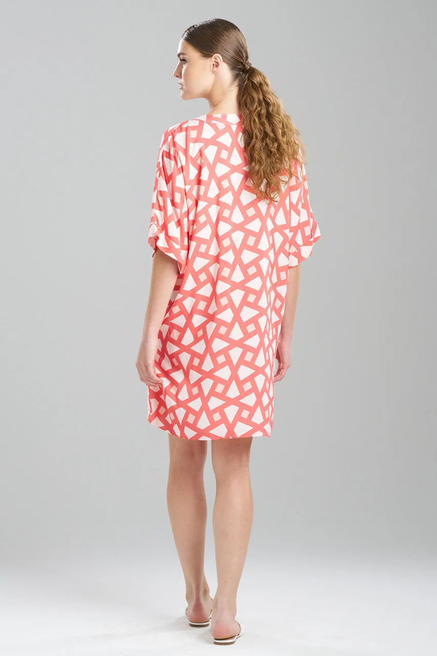 Soho Geo Challis Sleepshirt sold by Natori product image thumbnail 2