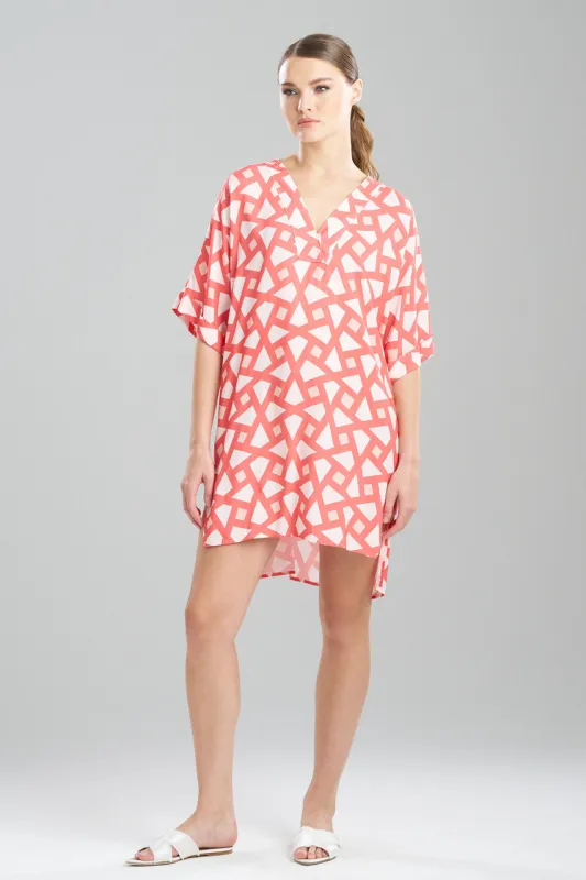 Soho Geo Challis Sleepshirt sold by Natori