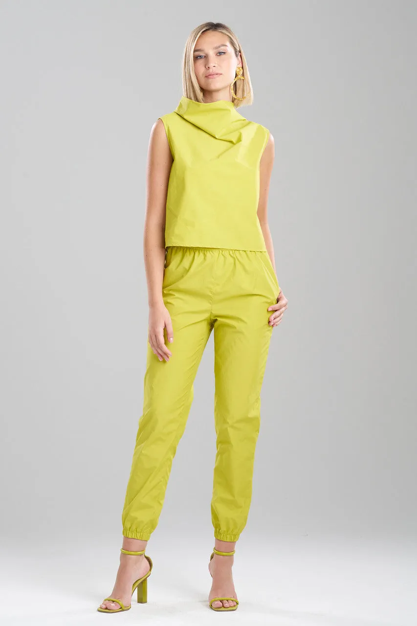 Techno Poplin Cowl Top sold by Natori