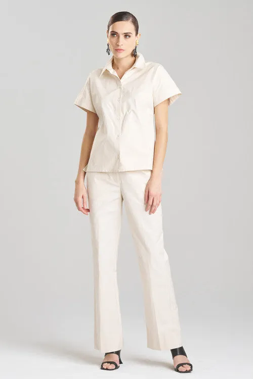 Techno Poplin Shirt sold by Natori