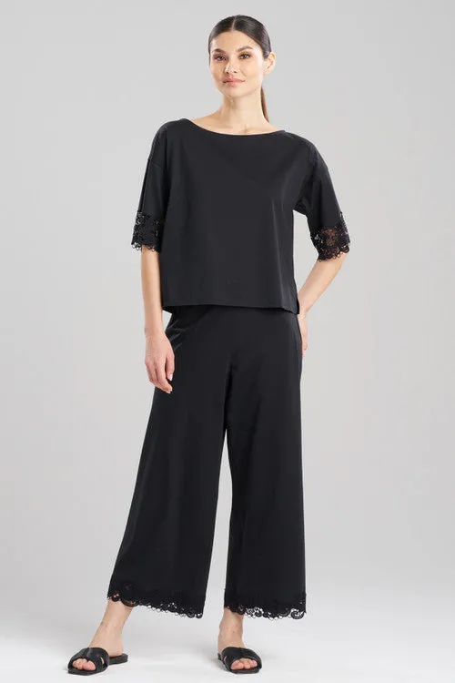 Bliss Harmony Lace Applique T-Shirt sold by Natori