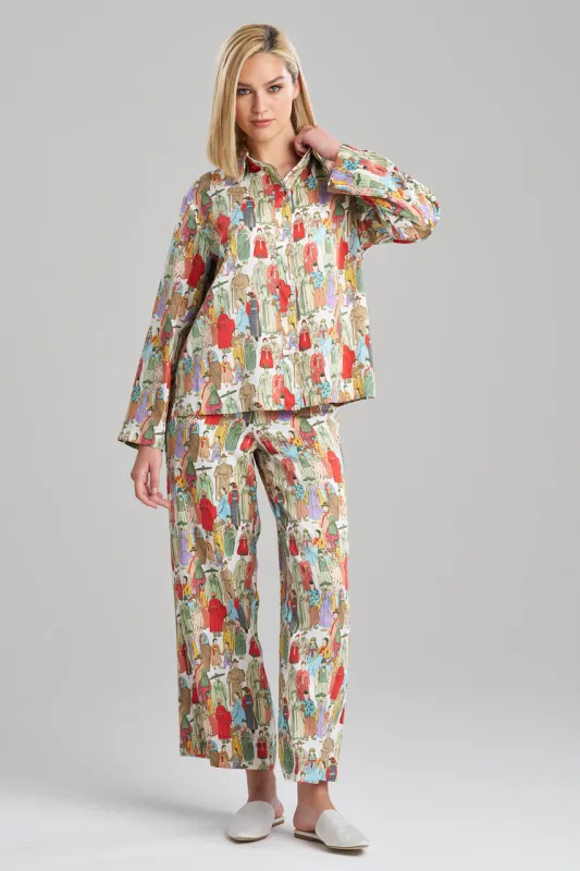 Dynasty Button Front Top sold by Natori