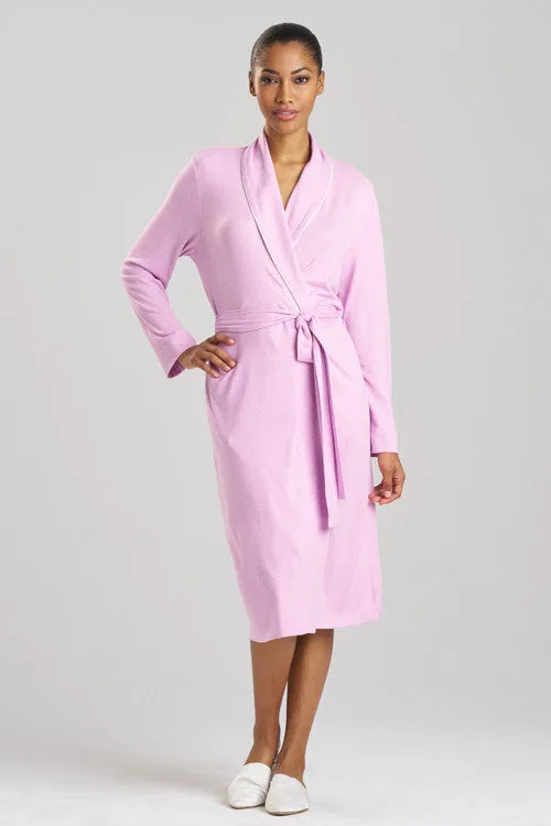 Oasis Piped Collar Robe sold by Natori
