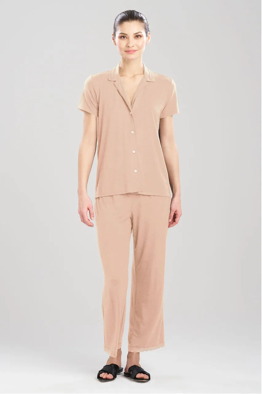 Feathers Essentials Lenzing™ Ecovero™ Viscose Lace Applique Trim PJ sold by Natori