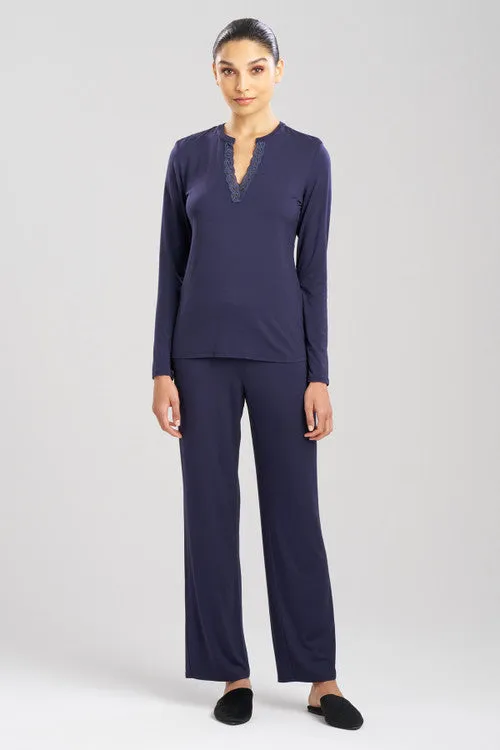 Feathers Essentials Lenzing™ Ecovero™ Viscose Lace Applique PJ sold by Natori