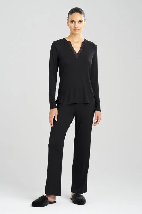 Feathers Essentials Lenzing™ Ecovero™ Viscose Lace Applique PJ sold by Natori