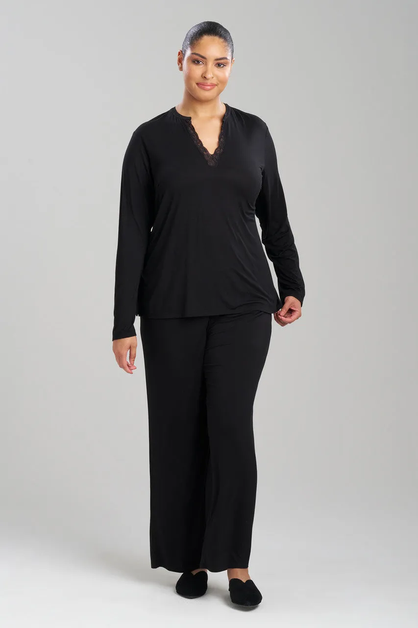 Feathers Essentials Lenzing™ Ecovero™ Viscose Lace Applique PJ sold by Natori product image thumbnail 3