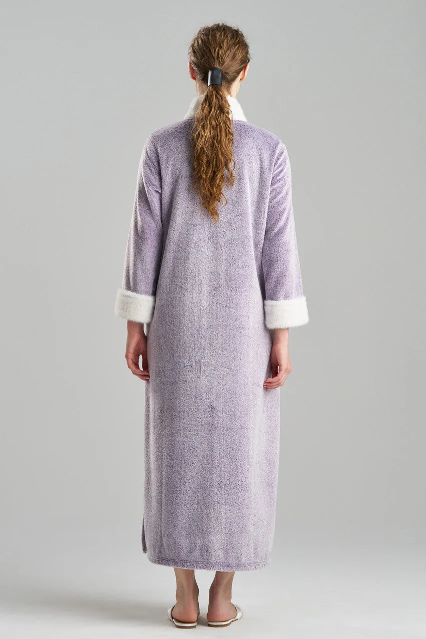 Frosted Cashmere Mandarin Zip Lounger sold by Natori product image thumbnail 2