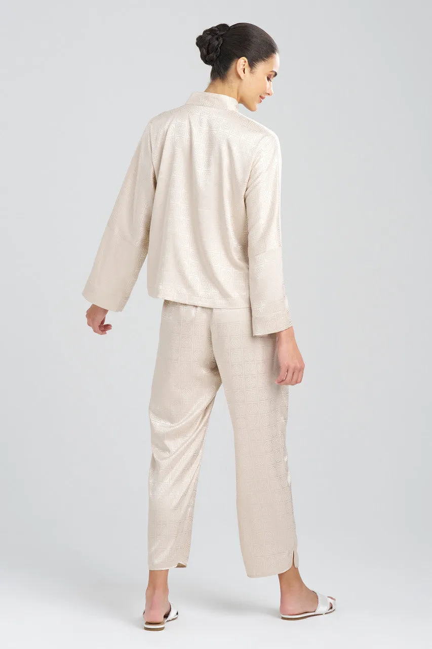 Infinity Jacquard Mandarin Button PJ sold by Natori product image thumbnail 2