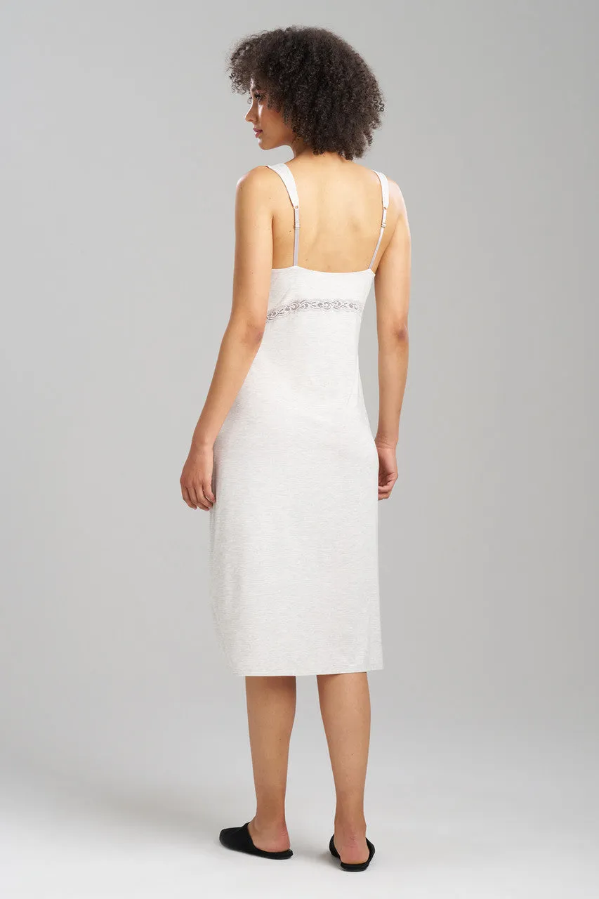 Feathers Essentials Lenzing™ Ecovero™ Viscose Lace Applique Gown sold by Natori product image thumbnail 2